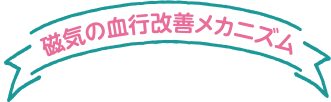 磁気の血行改善メカニズム