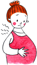 妊婦ママのコリの原因